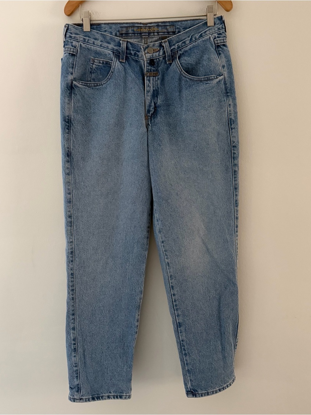 Girbaud Vintage Jeans Tapered Blue Denim 80s 90s Size 31 Short